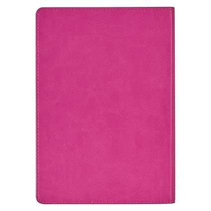 Agenda de lujo With God all things are possible Mateo 19:26 - Rosado