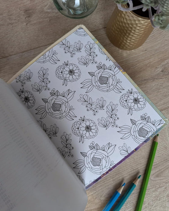 BIBLIA INSPIRA CON FILAMENT COLOR ORO - NTV