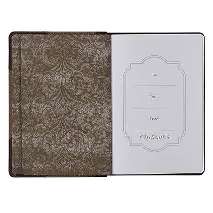 Agenda de lujo Blessed is the man - Café