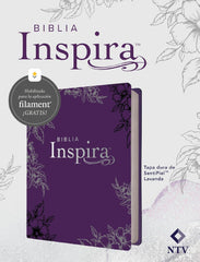 BIBLIA INSPIRA CON FILAMENT, TAPA DURA, COLOR LAVANDA - NTV
