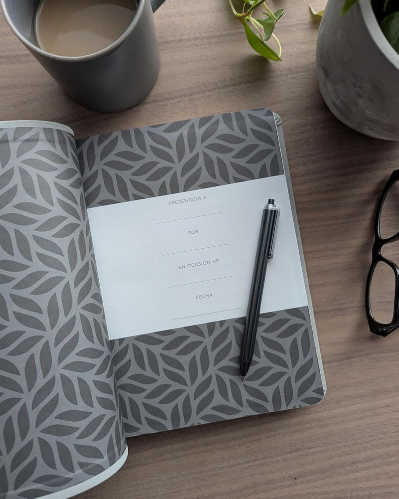 Biblia valor prémium, letra grande con Filament, SentiPiel Gris - NTV