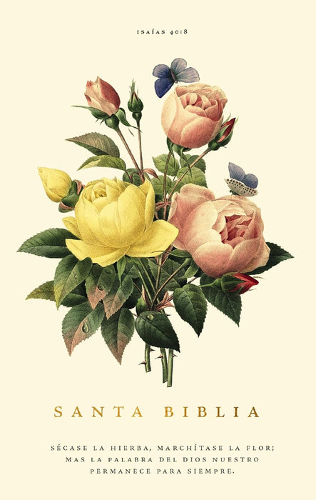 Biblia Premio y Regalo, Letra grande, Tapa Dura, Floral - RVR 1960