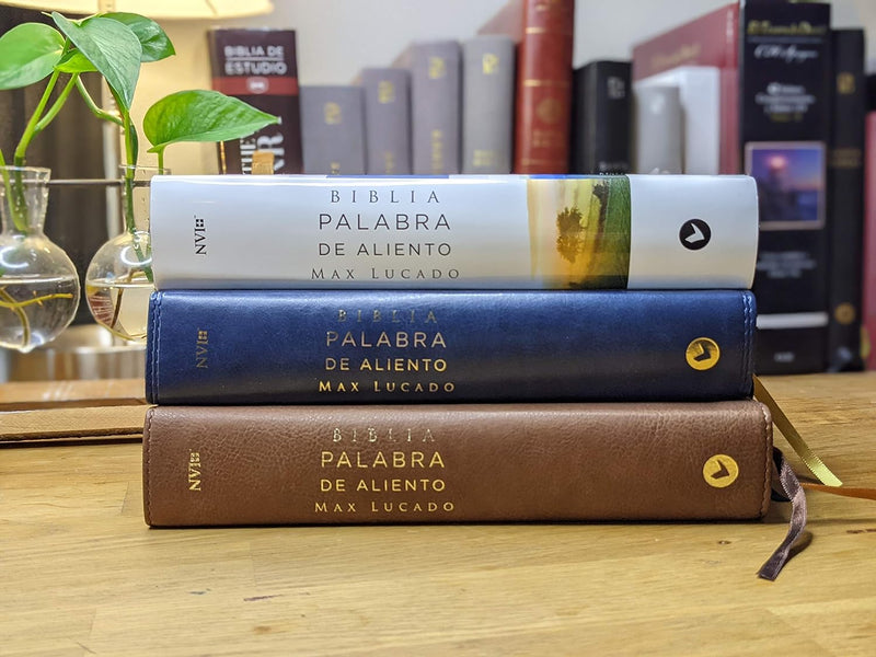 Biblia palabra de aliento cuero café - NVI