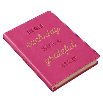 Agenda de lujo Begin each day with a grateful heart