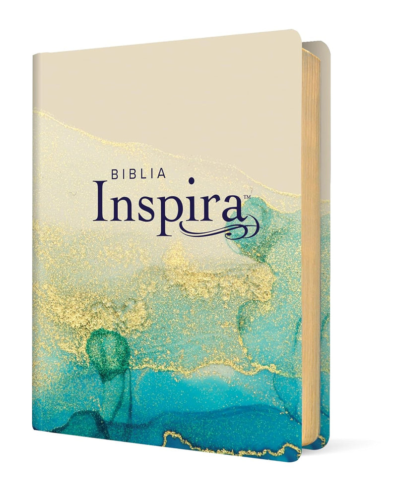 BIBLIA INSPIRA CON FILAMENT COLOR ORO - NTV