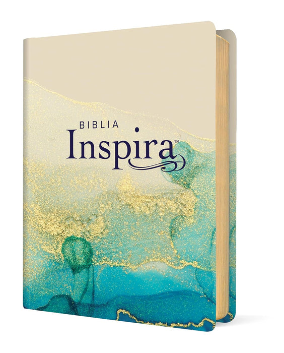 BIBLIA INSPIRA CON FILAMENT COLOR ORO - NTV