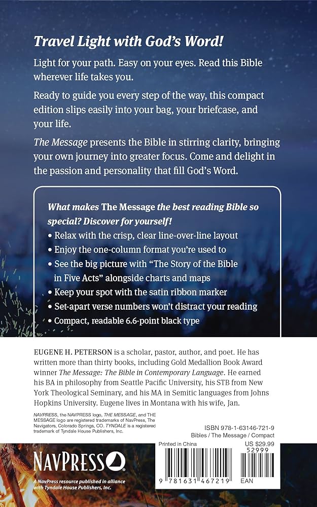 The Message Bible promise book