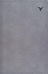 Biblia de Estudio NBLA, Leathersoft, Gris, Interior a Dos Colores