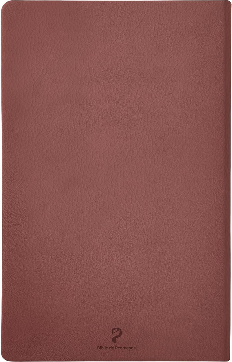 Biblia de Promesas Devocional , Virtuosa, Letra gigante, Piel especial, Rosa - RVR 1960