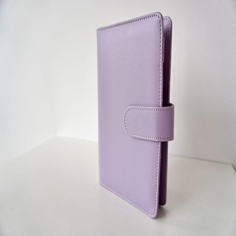 Organizador financiero morado