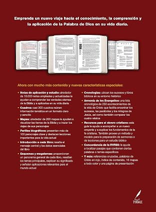 Biblia de estudio del diario vivir, negro - RVR 1960