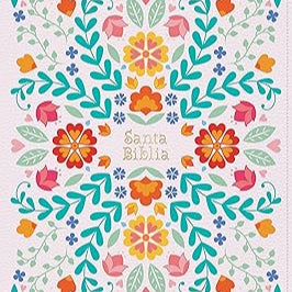 Biblia letra supergigante edición 2023, floreada símil piel - RVR 1960