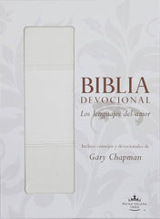 Biblia Devocional Los Lenguajes del Amor - Imitación Piel Blanco RVR 1960