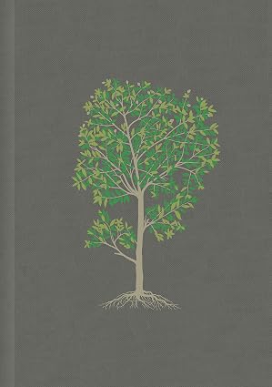 Biblia de estudio del diario vivir con estuche de tela gris árbol- NTV