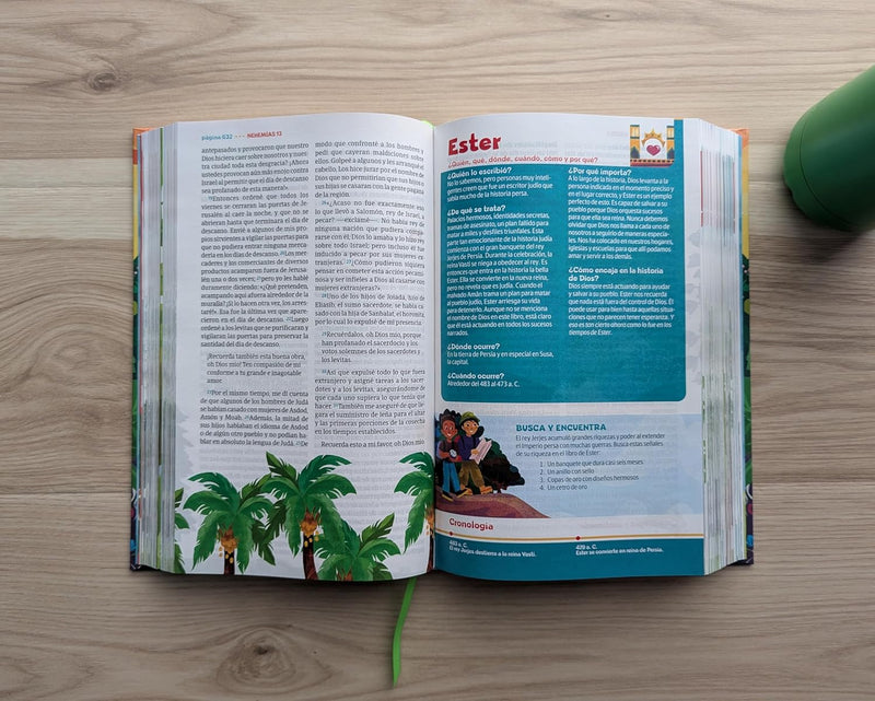 Biblia GO para niños, color verde azulado - NTV