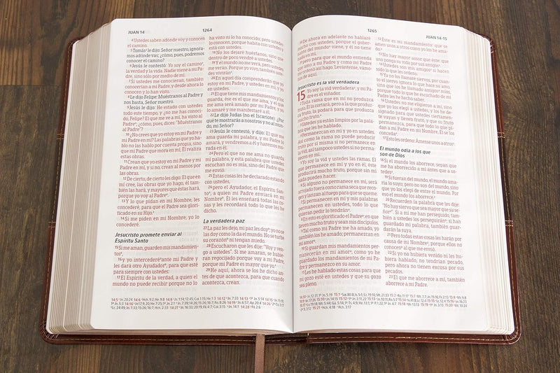 Biblia Peshita - Semi Piel - Caoba Duotono
