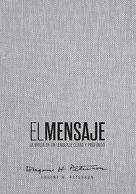 Biblia , Gris Tela, Tapa dura-  El Mensaje