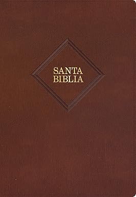 Biblia letra supergigante edición 2023, marrón piel fabricada - RVR 1960