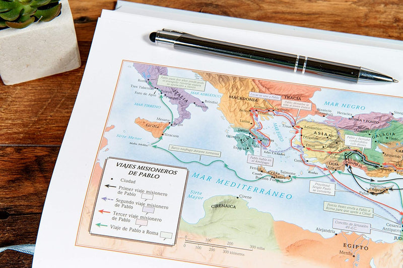 Biblia cronológica día por día marrón símil piel- RVR 1960