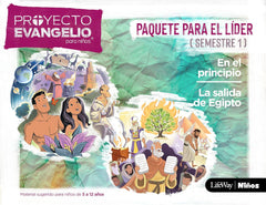 El Proyecto Evangelio para niños, semestre 1: Paquete para el líder: Génesis, Job, Éxodo y Levítico - 26 lecciones