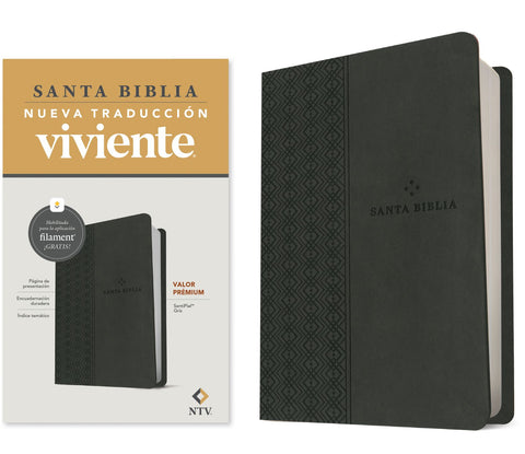 Biblia Valor Prémium Gris - NTV con Filament
