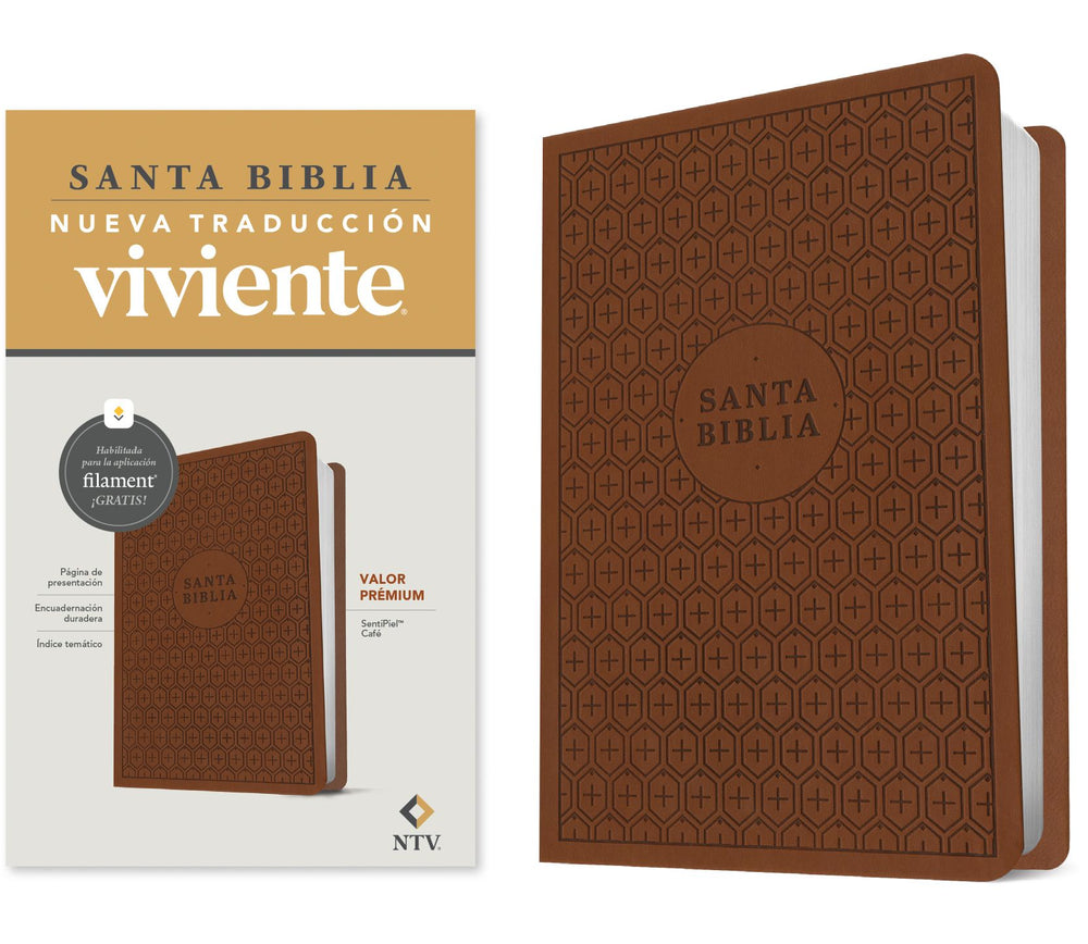 Biblia Valor Prémium Café con Filament, NTV