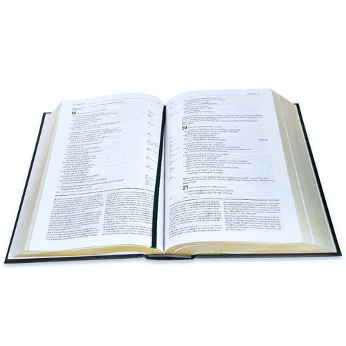 Biblia de estudio del diario vivir con estuche de tela gris árbol- NTV
