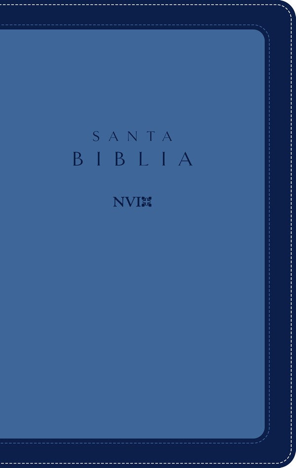 Biblia ultrafina imitacion piel azul - NVI