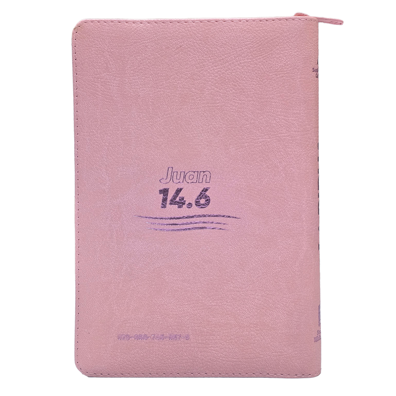 Biblia el camino, la verdad y la vida, color rosada, TLA