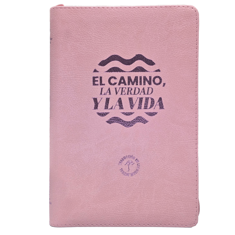 Biblia el camino, la verdad y la vida, color rosada, TLA