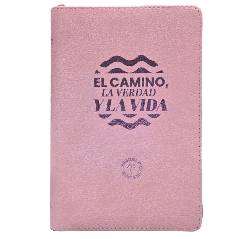 Biblia el camino, la verdad y la vida, color rosada, TLA