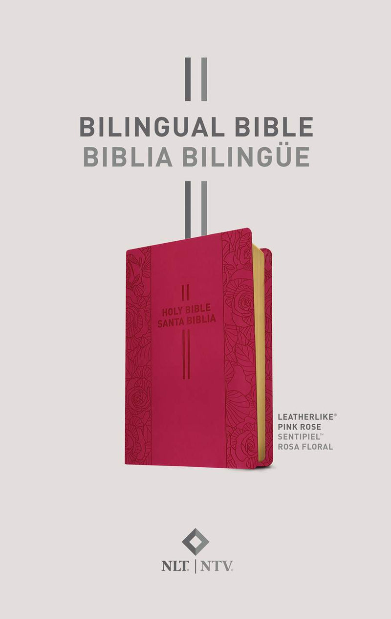 BILINGUAL BIBLE / BIBLIA BILINGÜE NLT/NTV, COLOR FUCSIA