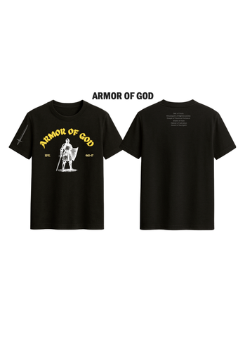 Camiseta Armor of God, color negra