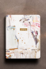 Biblia edición artística ilustrada crema- NBLA