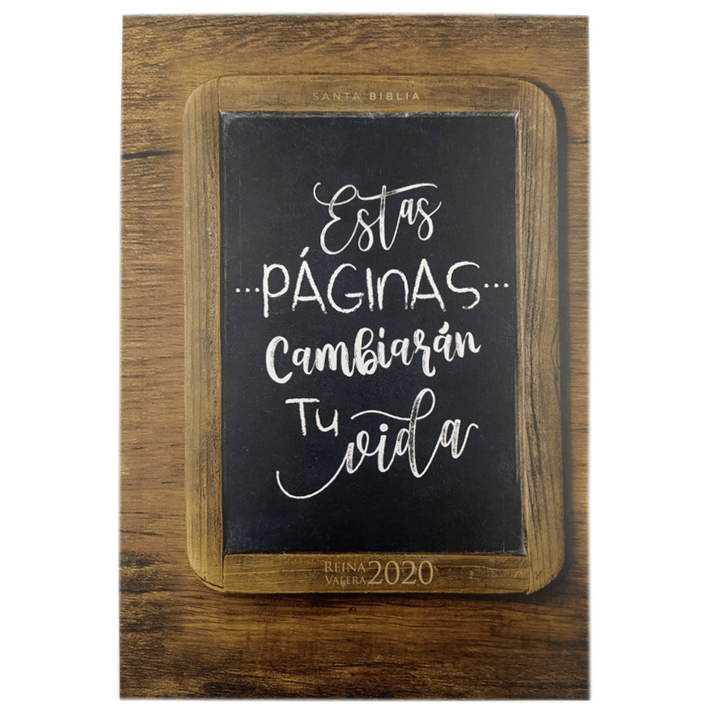 RVR2020 Biblia reina valera 2020 ultra fina letra Grande tamaño Manual - ECO