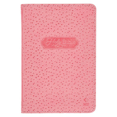 Biblia en Inglés Nuevo Testamento NLT Rosa para Niña