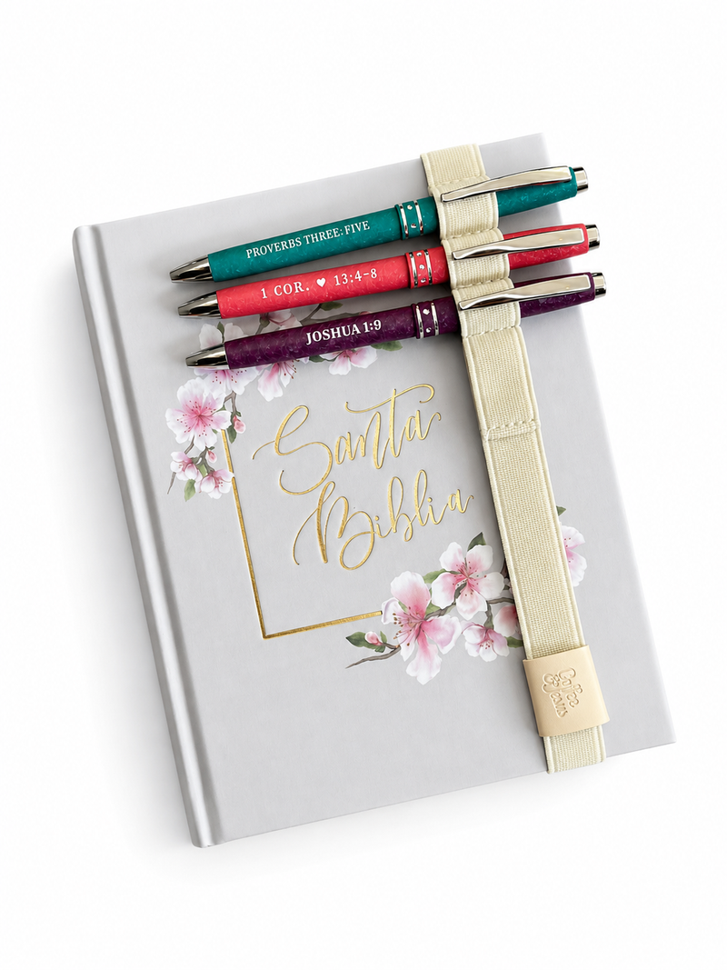 Banda Elástica para Cuadernos con Porta Esferos
