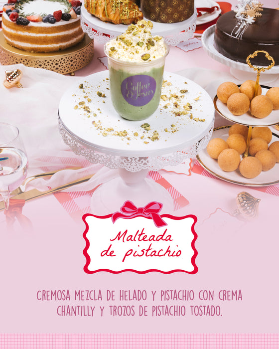 Malteada de Pistacho Cremosa - Edición Navideña
