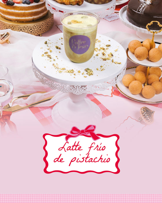 Latte Frío de Pistacho - Edición Navideña