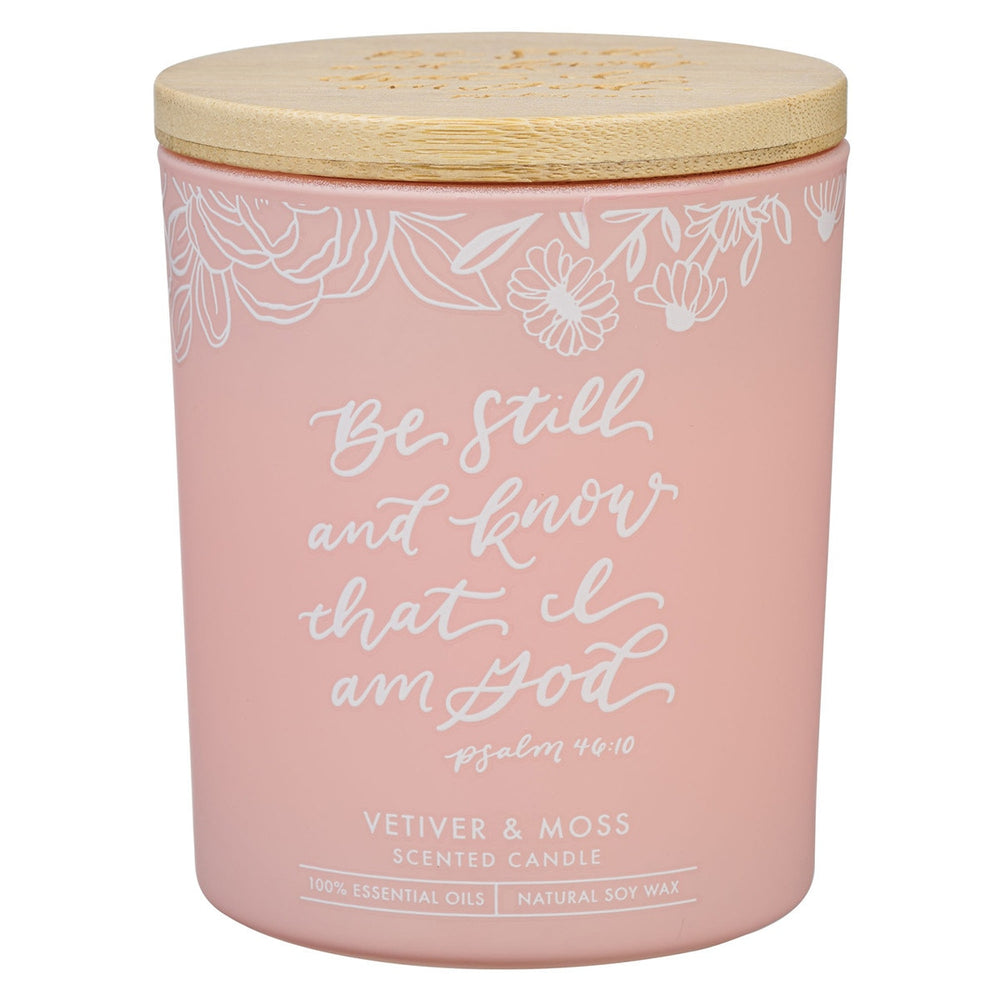 Vela Aromática “Be Still and Know” – Salmo 46:10