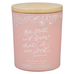 Vela Aromática “Be Still and Know” – Salmo 46:10