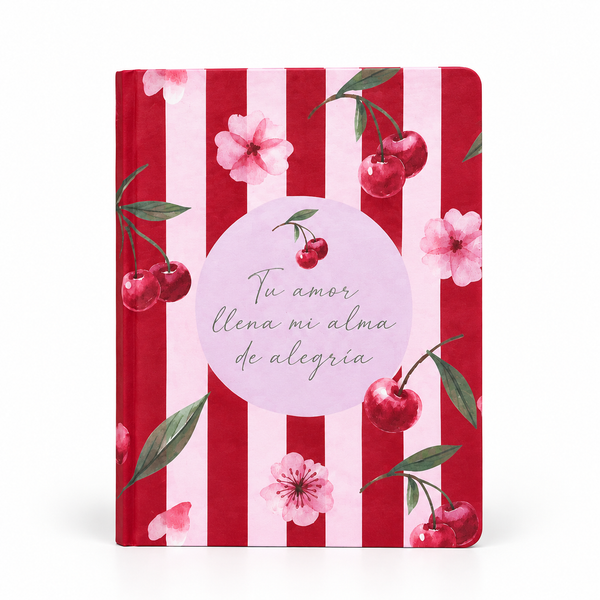 Cuaderno Mediano – Diseños Florales y Cerezas - Cerezas