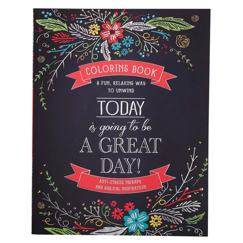 LIBRO PARA COLOREAR "TODAY IS GOING TO BE A GREAT DAY"