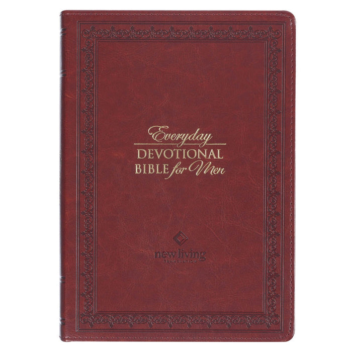 BIBLIA DEVOCIONAL DIARIA PARA HOMBRE, COLOR CANELA EDICIÓN NLT
