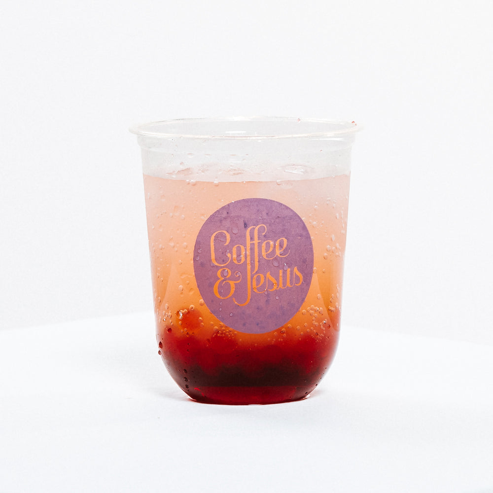 Soda de frutos rojos