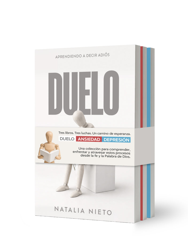 Pack de Libros Ansiedad- Depresión y Duelo