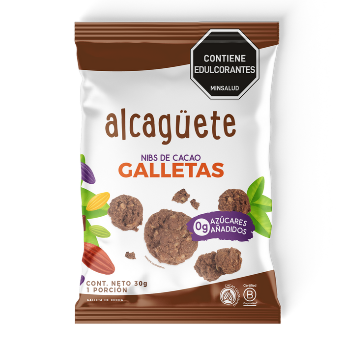 Galletas Nibs de Cacao - Alcagüete