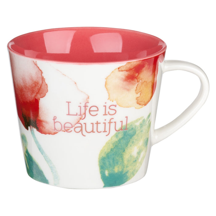 Mug Life Is Beautiful, Coral