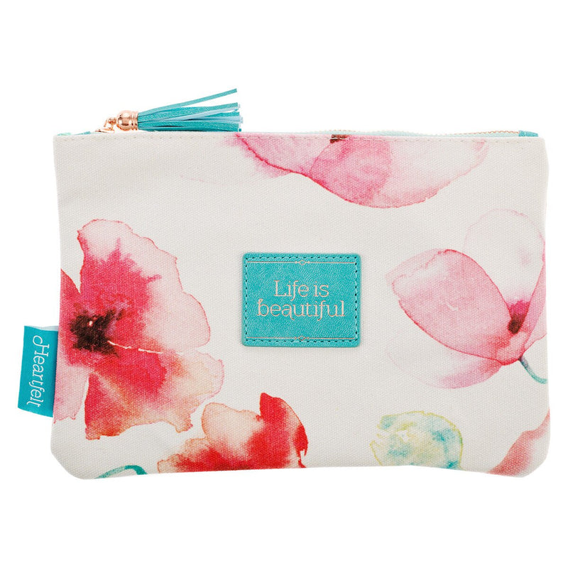 BOLSA CARTUCHERA "LIFE IS BEAUTIFUL"