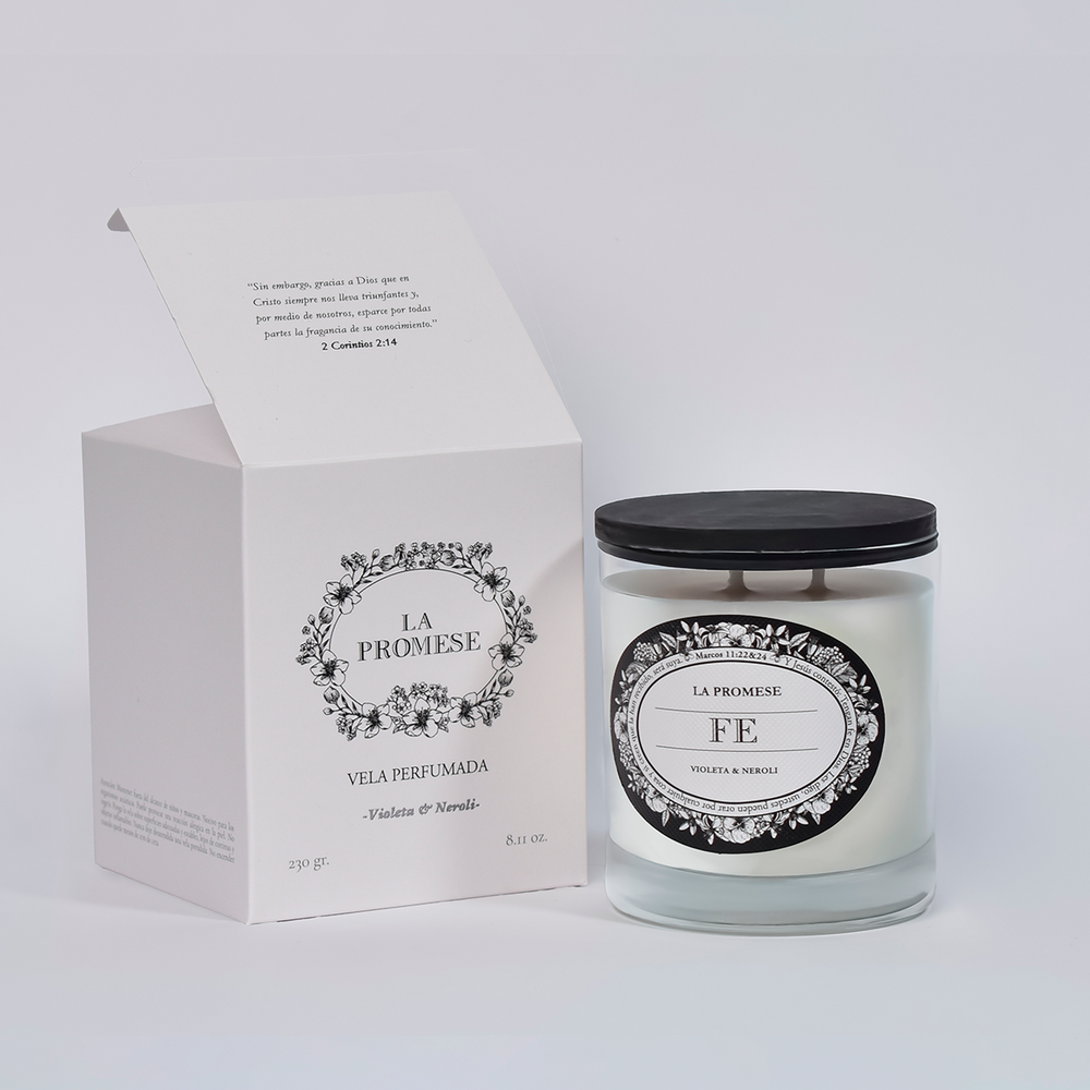 Vela fe, Violeta y Neroli